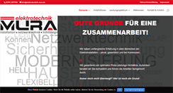 Desktop Screenshot of elektrotechnik-mura.de