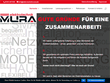 Tablet Screenshot of elektrotechnik-mura.de